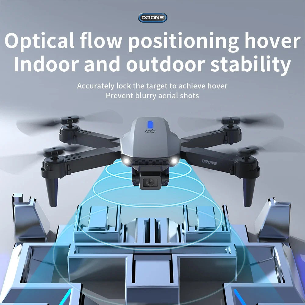 HD 4K Camera E88 Professional Wide Angle RC Drone Foldable Helicopter Aircraft with Altitude Hold